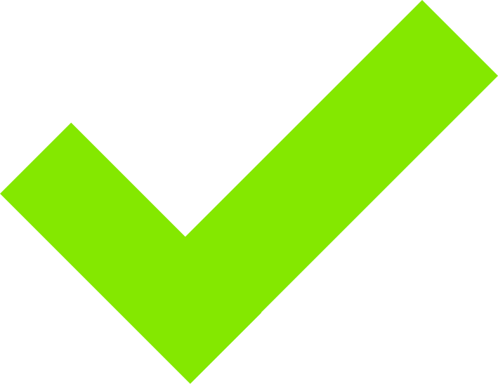 Green checkmark