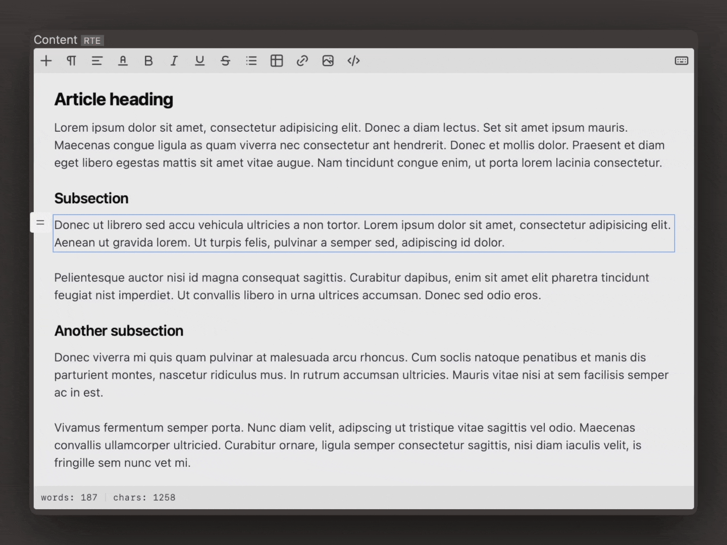 Format is changed for a textblock