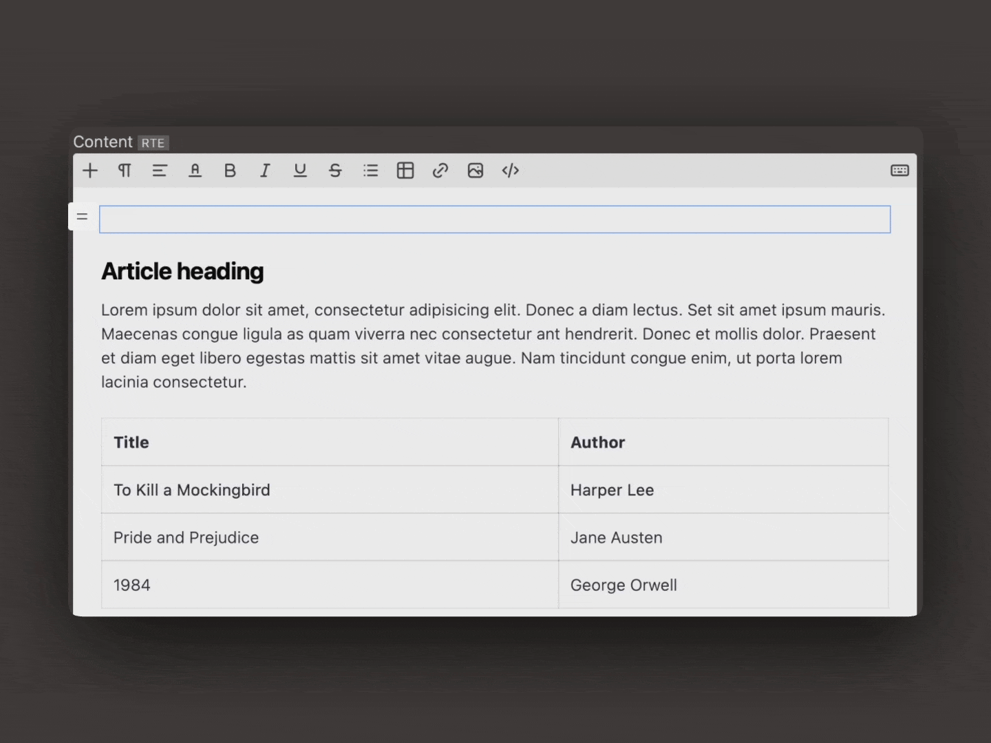 Adding a quote block